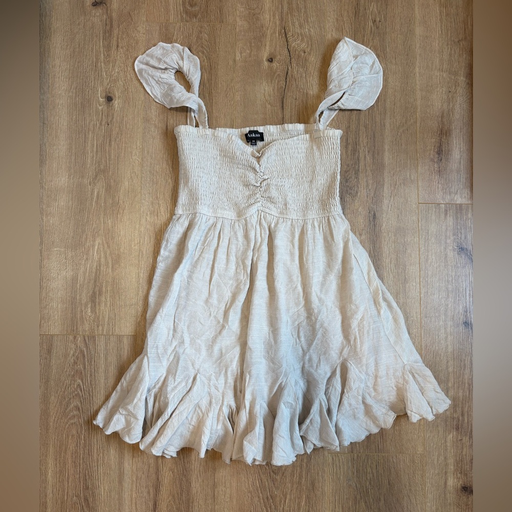 Aakaa Beige Sundress